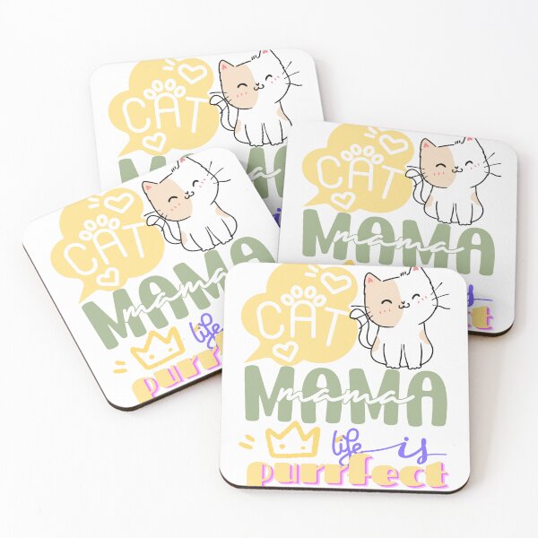 Item preview, Cat Mama Life Is Purrfect. gift designed and sold by Red Ouane.