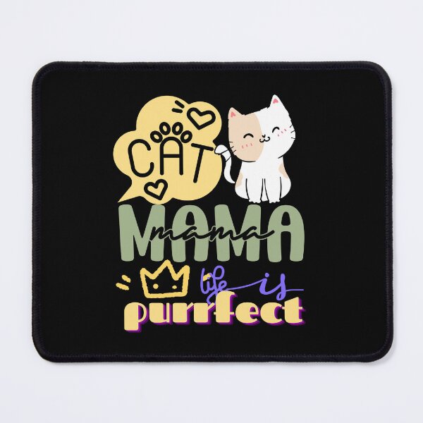 Item preview, Cat Mama Life Is Purrfect. gift designed and sold by Red Ouane.