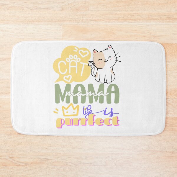 Item preview, Cat Mama Life Is Purrfect. gift designed and sold by Red Ouane.