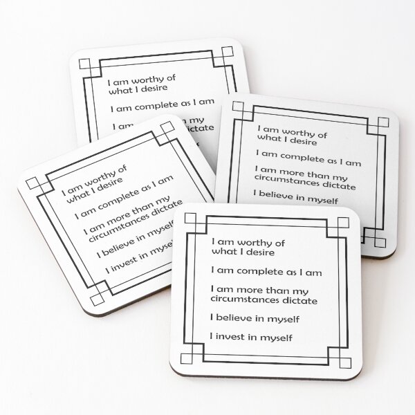 Item preview, Self Worth Positive Affirmations   designed and sold by Inspirationmotivation.