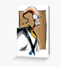 Earthworm Jim Greeting Card