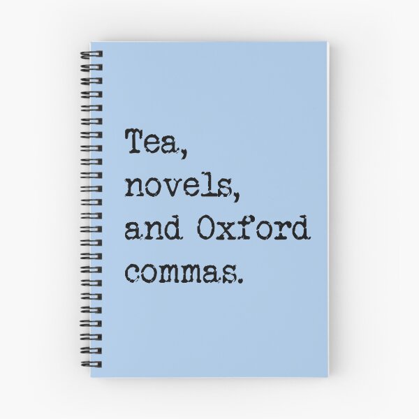 Item preview, Tea, Novels, and Oxford Commas designed and sold by Thinklings.