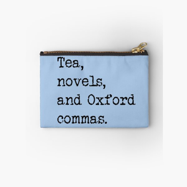 Item preview, Tea, Novels, and Oxford Commas designed and sold by Thinklings.