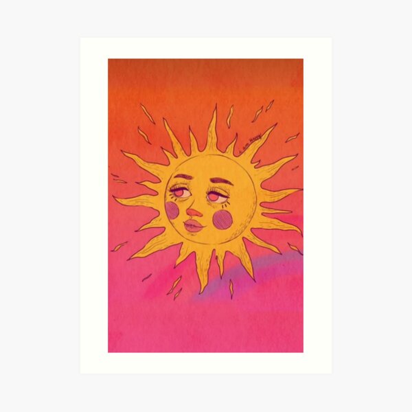 aesthetic sun painting