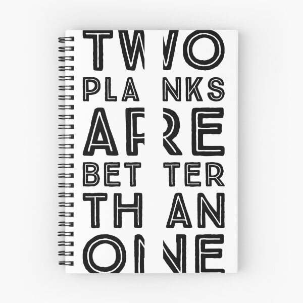 Item preview, Two Planke Are Better Than One [Black Ink] designed and sold by FreshThreadShop.