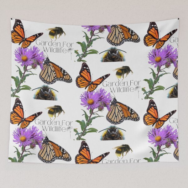 Item preview, Garden For Wildlife Pollinator Colorful Eco-Friendly Design designed and sold by EarthArtDesigns.