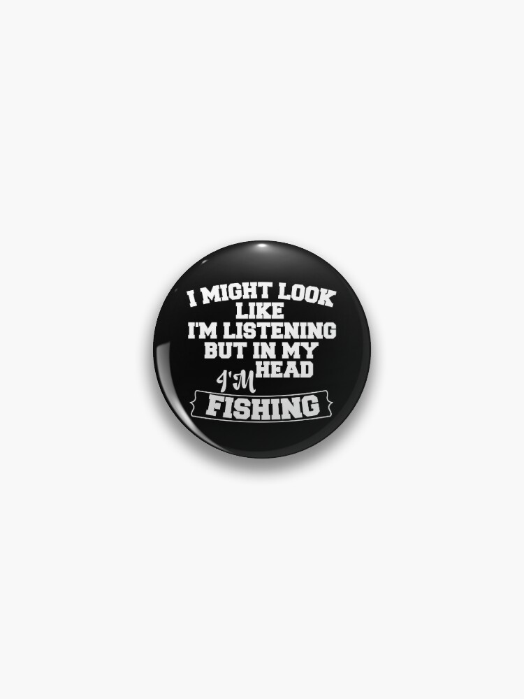 Set of 4 Fishing Magnets or Pinback Button Pins 2.25 Fishing Gifts