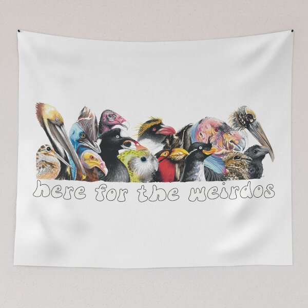 Item preview, I'm Just Here for the Weirdos designed and sold by LauraWolfArtist.