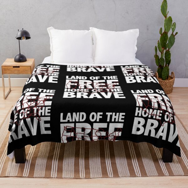 Item preview,  Land of The Free Home of The Brave Patriotic Memorial Day 4th of July designed and sold by nueschka.