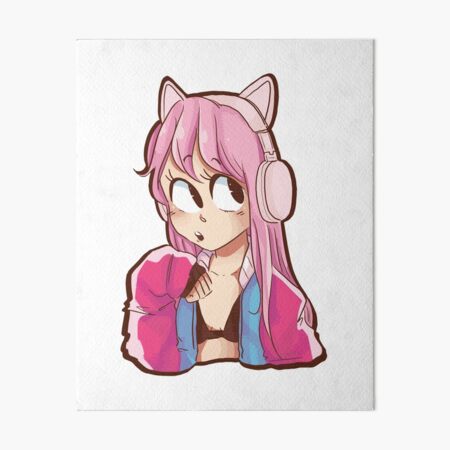 Belle Delphine minecraft  Art Board Print for Sale by bestizeyy