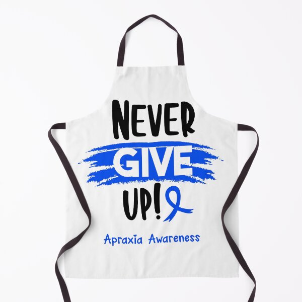 Item preview, Apraxia Warrior - Apraxia Awareness - Never Give Up! designed and sold by Robbsyn.