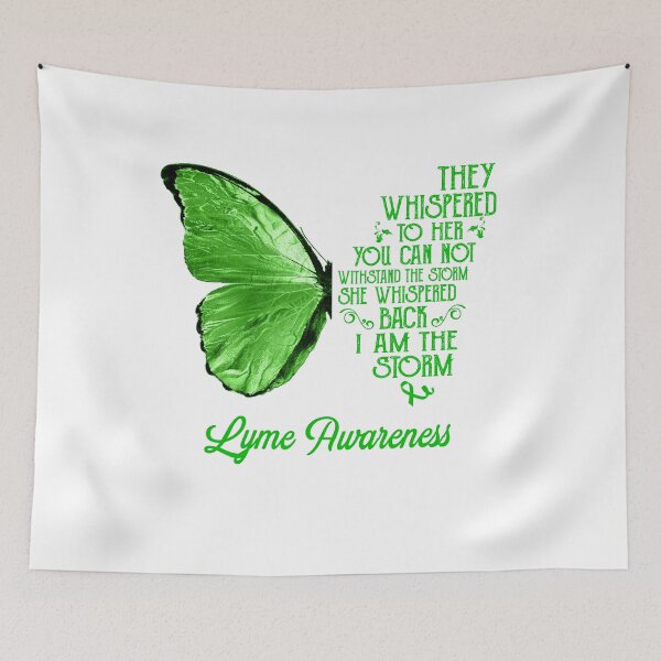 Item preview, Butterfly I Am The Storm Lyme Awareness designed and sold by whlrcheryl.