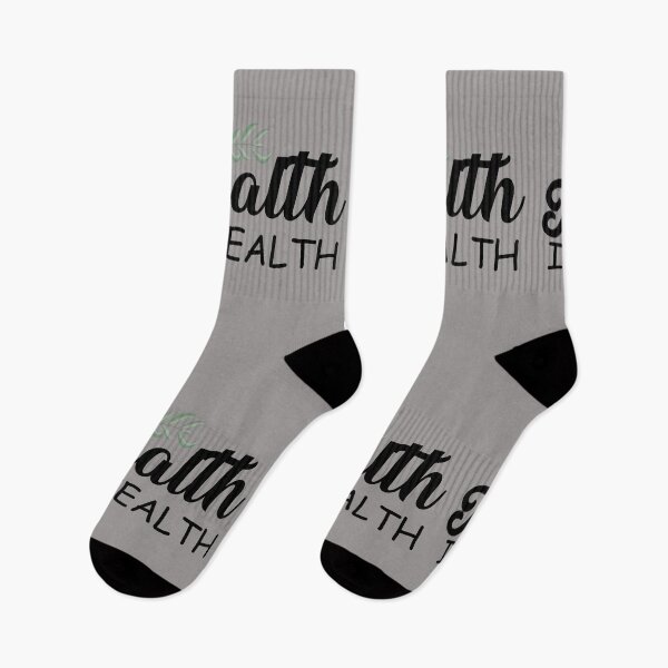 Item preview, Health is Wealth designed and sold by Real-World-Tees.