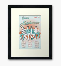 Saint Motel Fan Poster Design Framed Print