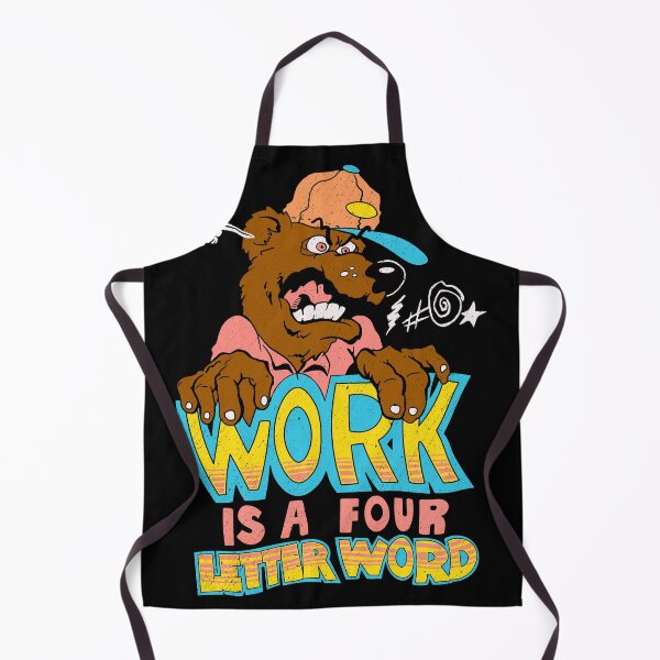 Item preview, 90's Vintage WORK Is A Four Letter Word  designed and sold by Green Tee  Studio.