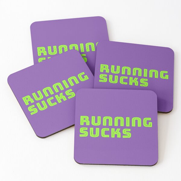Item preview, Running Sucks with Black Trim designed and sold by DigitalInspired.