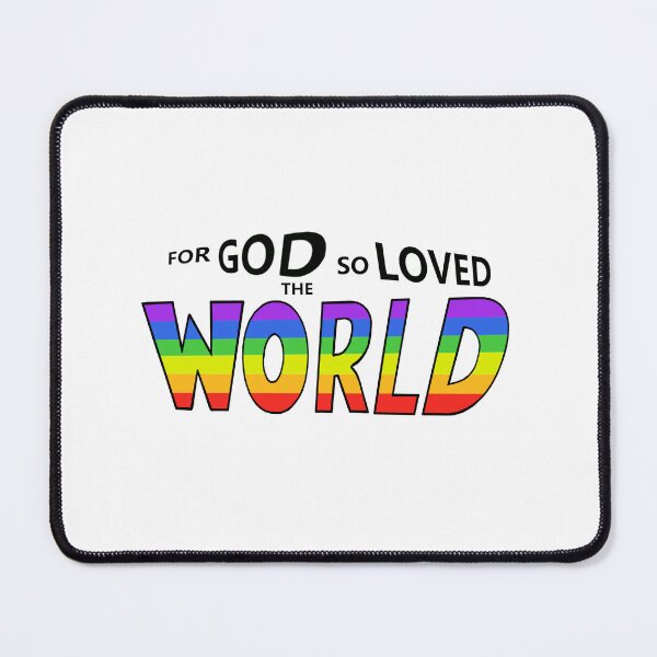 Item preview, Inclusive Rainbow - God Loves Everyone designed and sold by BackgroundPixel.
