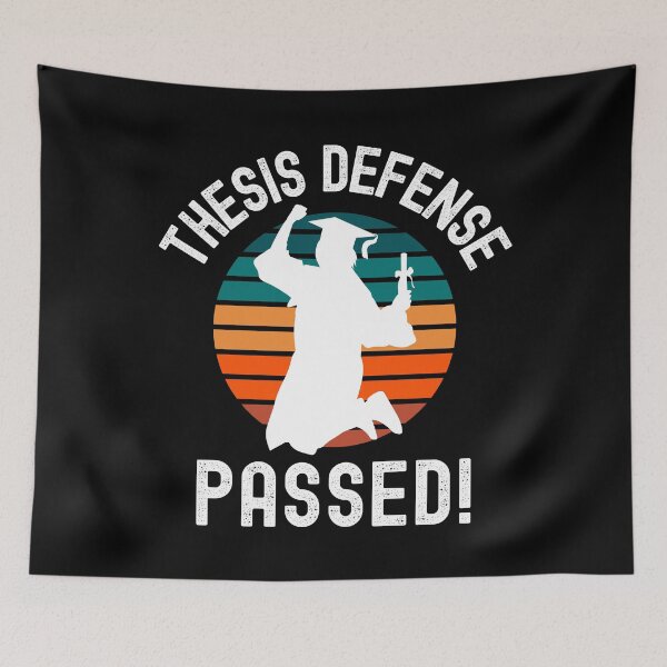 Item preview, Thesis Defense Passed! - Graduation, Dissertation, Ph.D., Doctor designed and sold by jadedscientist.