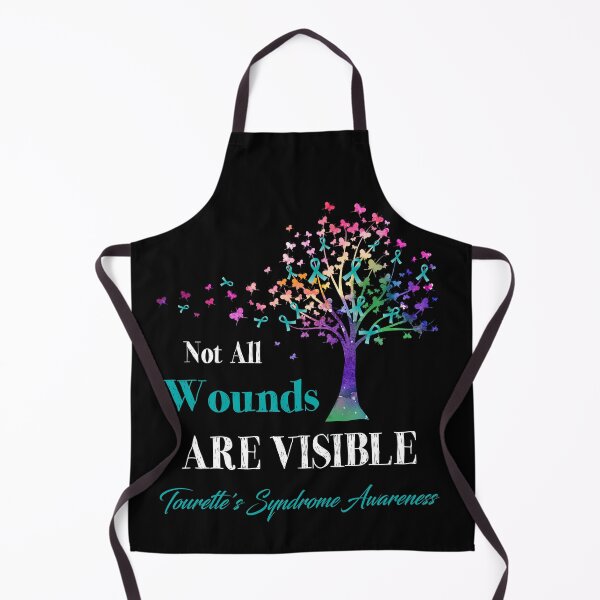 Item preview, Not All Wounds Are Visible Tourette's Syndrome Awareness designed and sold by Hatjar.