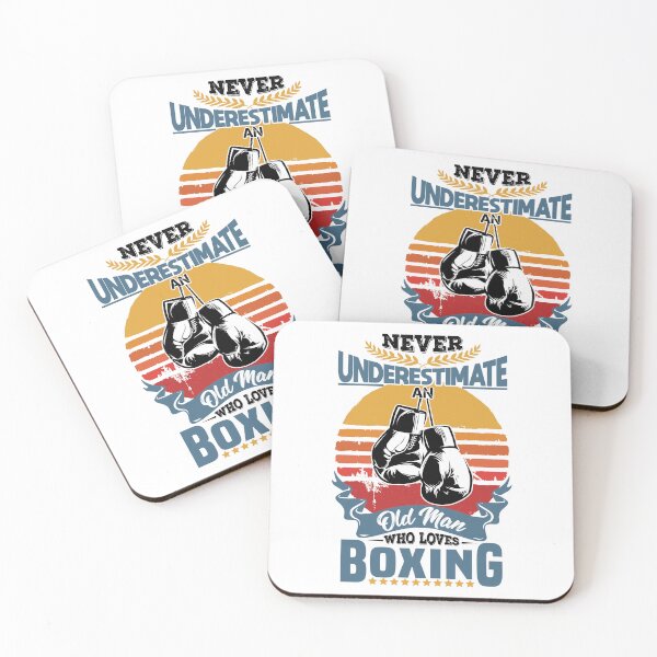 Item preview,  Never Underestimate an Old Man Who Loves Boxing Mens - Funny Boxing Father day Gift designed and sold by JUSTBEELEGANT.