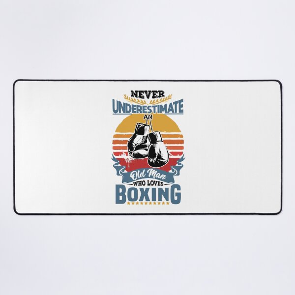 Item preview,  Never Underestimate an Old Man Who Loves Boxing Mens - Funny Boxing Father day Gift designed and sold by JUSTBEELEGANT.