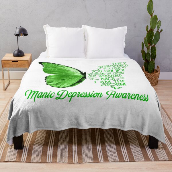 Item preview, Butterfly I Am The Storm Manic Depression Awareness designed and sold by whlrcheryl.
