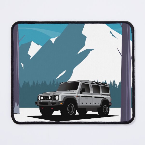Item preview, 4x4 Mountain Snow Art designed and sold by blackdogshop.