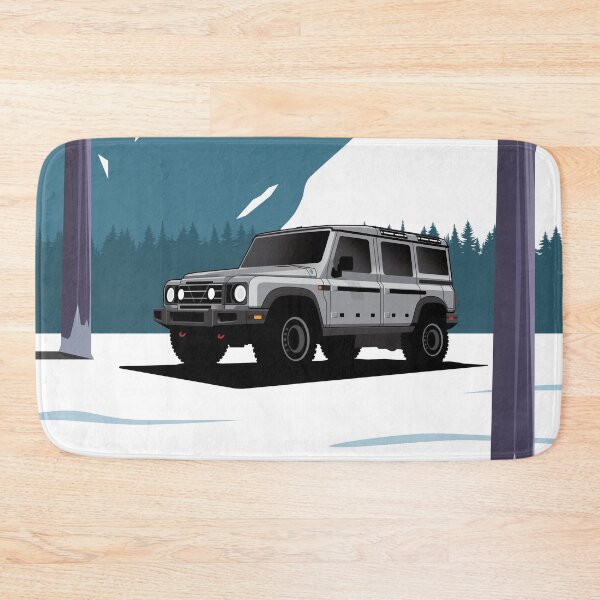 Item preview, 4x4 Mountain Snow Art designed and sold by blackdogshop.