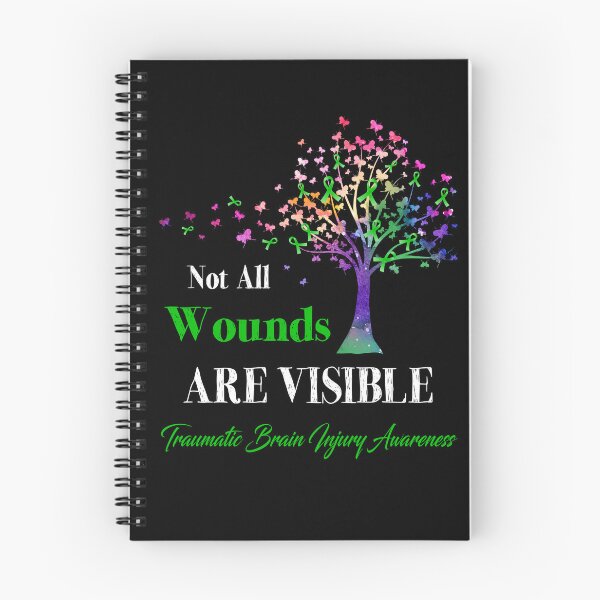 Item preview, Not All Wounds Are Visible Traumatic Brain Injury Awareness designed and sold by Hatjar.