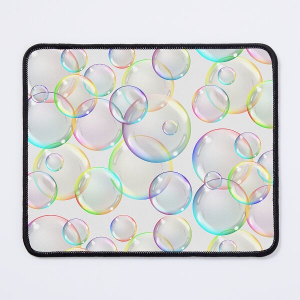 Item preview, Simply Bubbbles...This is a simple and pretty bubble pattern with translucent rainbow colors designed and sold by Wonder & Whimsy.