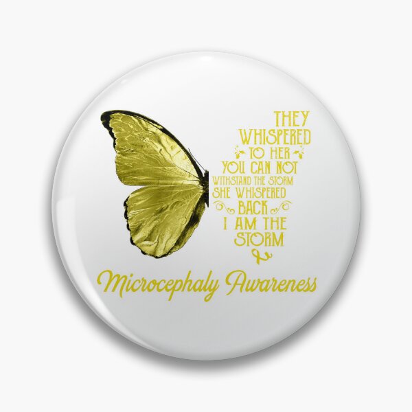 Item preview, Butterfly I Am The Storm Microcephaly Awareness designed and sold by whlrcheryl.