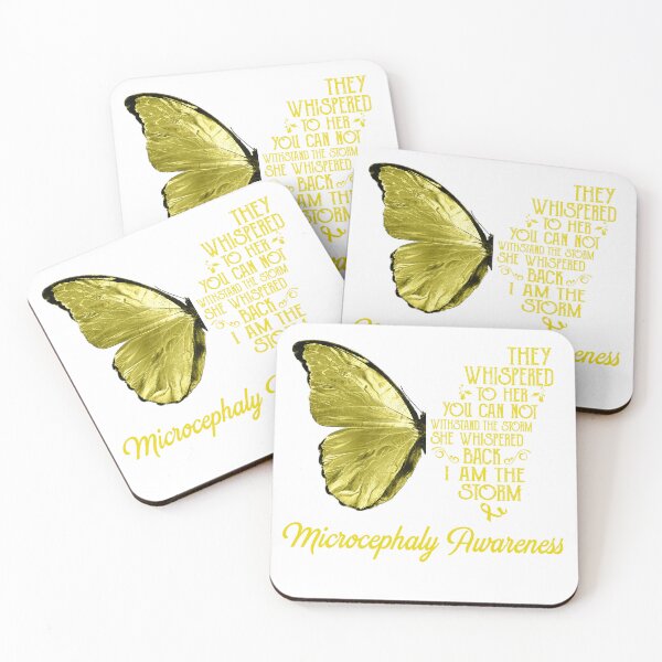 Item preview, Butterfly I Am The Storm Microcephaly Awareness designed and sold by whlrcheryl.