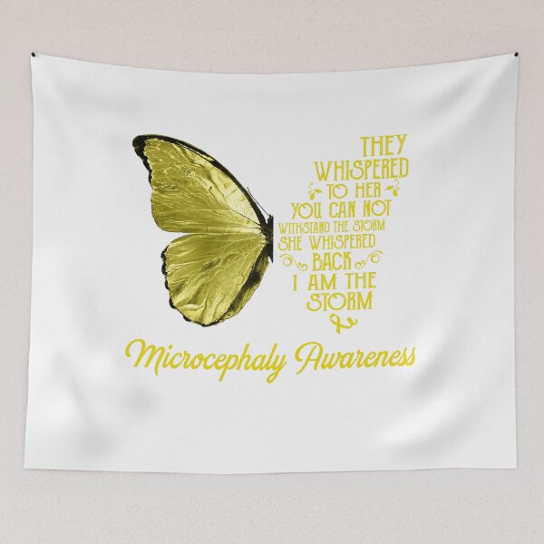 Item preview, Butterfly I Am The Storm Microcephaly Awareness designed and sold by whlrcheryl.