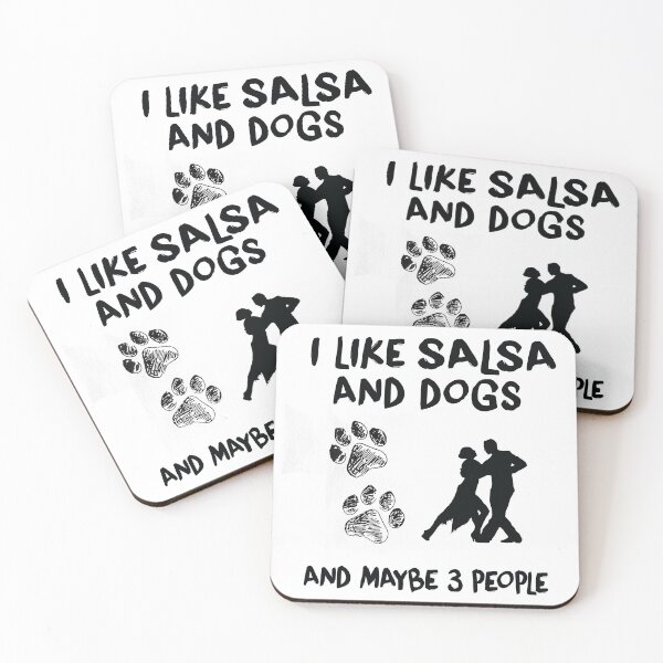 Item preview, I Like Salsa And Dogs, salsa Dancer, Dance designed and sold by Aerial Addicts.
