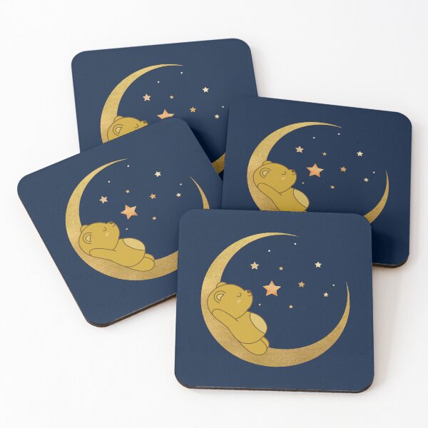Item preview, Teddy Bear on the Moon - Cute designed and sold by humnoo.
