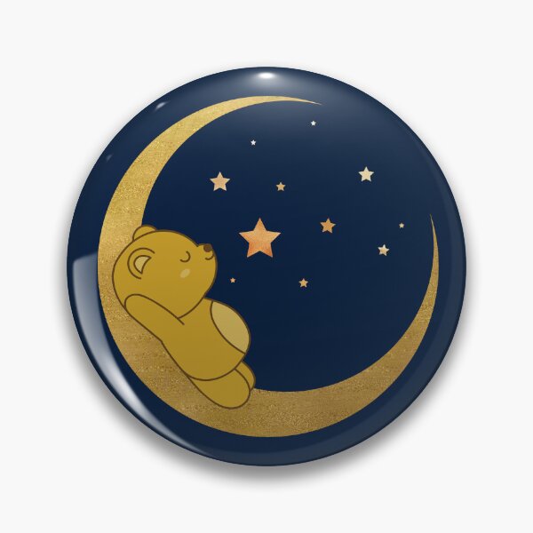 Item preview, Teddy Bear on the Moon - Cute designed and sold by humnoo.