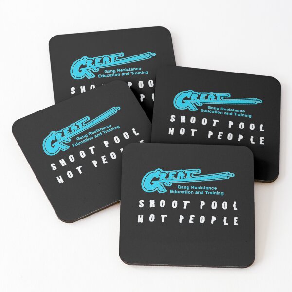 Item preview, 90's Vintage G.R.E.A.T. Gang Resistance Education and Training | Shoot Pool Not People designed and sold by Green Tee  Studio.