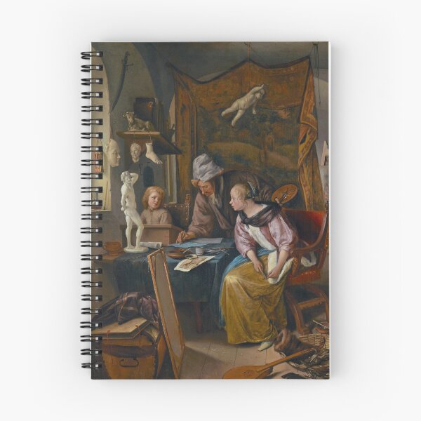 Item preview, The Drawing Lesson | Jan Steen | 1665 Renaissance Art designed and sold by CJET.