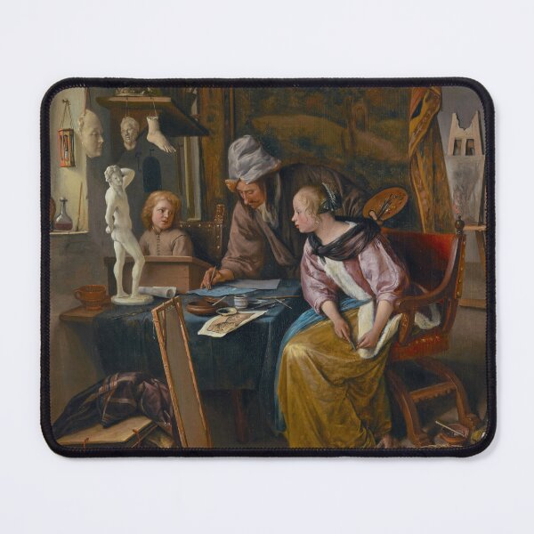 Item preview, The Drawing Lesson | Jan Steen | 1665 Renaissance Art designed and sold by CJET.