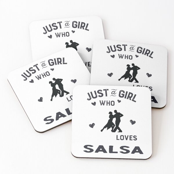 Item preview, Just A Girl Who Loves Salsa, salsa Dancer, Dance designed and sold by Aerial Addicts.