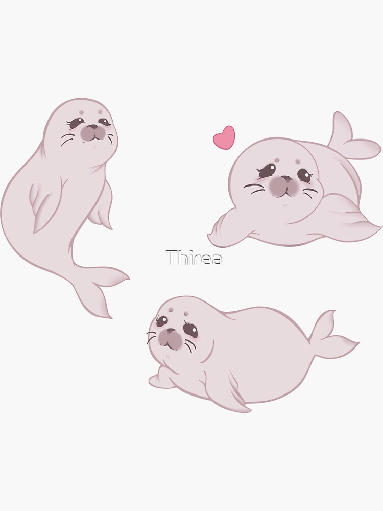 "FFXIV Salt and Pepper Seals [Light]" Sticker for Sale by Thirea