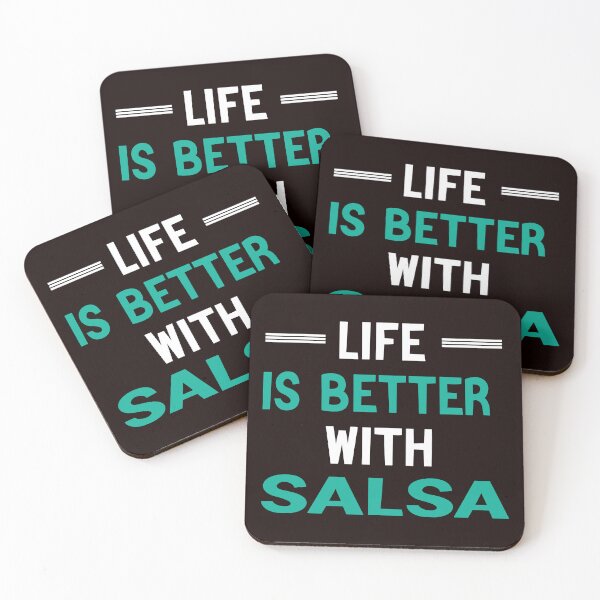 Item preview, Life Is Better With Salsa, salsa Dancer, Dance designed and sold by Aerial Addicts.