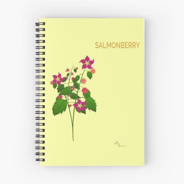 Item preview, Salmonberry with Butter Background designed and sold by YouAreHereArt.