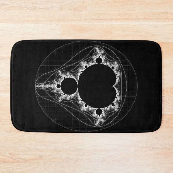 Item preview, White - Linear Mandelbrot designed and sold by Rupert Russell.