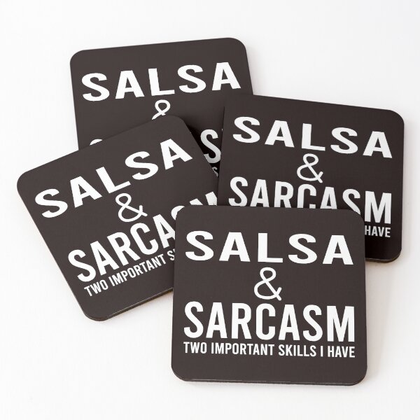Item preview, Salsa And sarcasm, salsa Dancer, Dance designed and sold by Aerial Addicts.