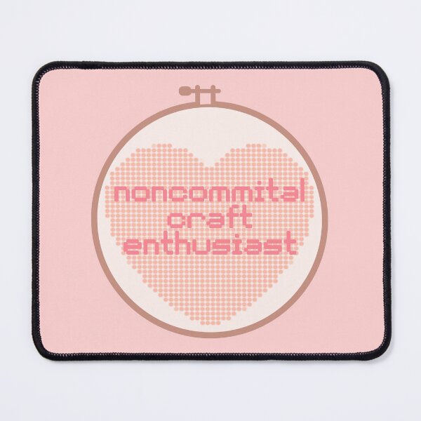Item preview, Pink and Peach Craft Enthusiast Embroidery Hoop designed and sold by Pink Ribbon.