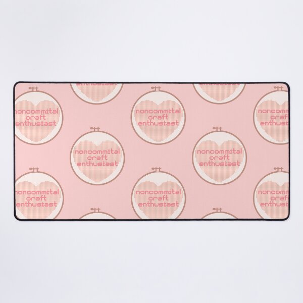 Item preview, Pink and Peach Craft Enthusiast Embroidery Hoop designed and sold by Pink Ribbon.