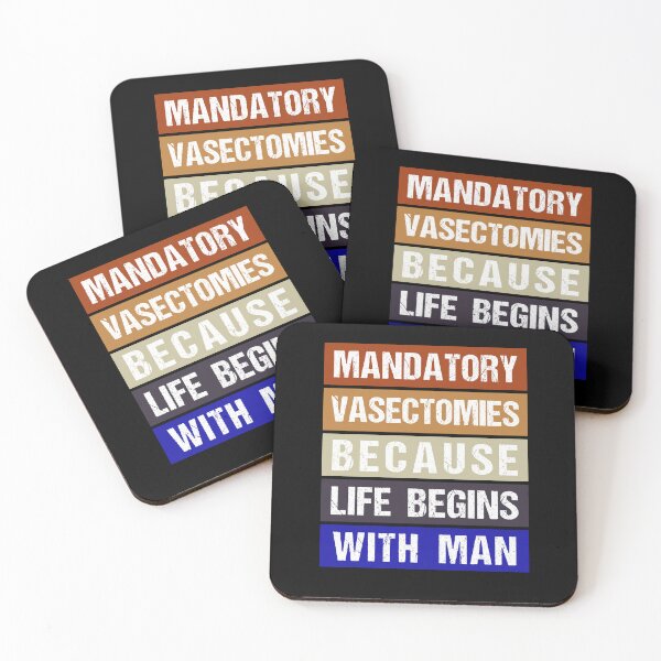 Item preview, Mandatory Vasectomies Because Life Begins With Man designed and sold by JawadBaali.