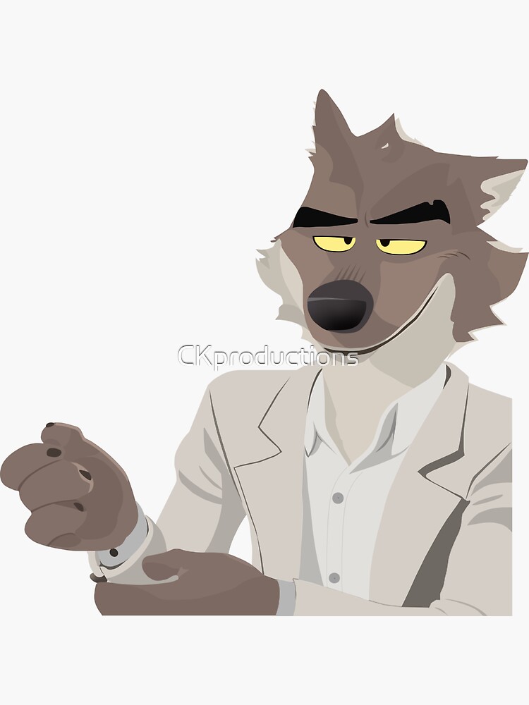 Mr. Wolf sticker DreamWorks