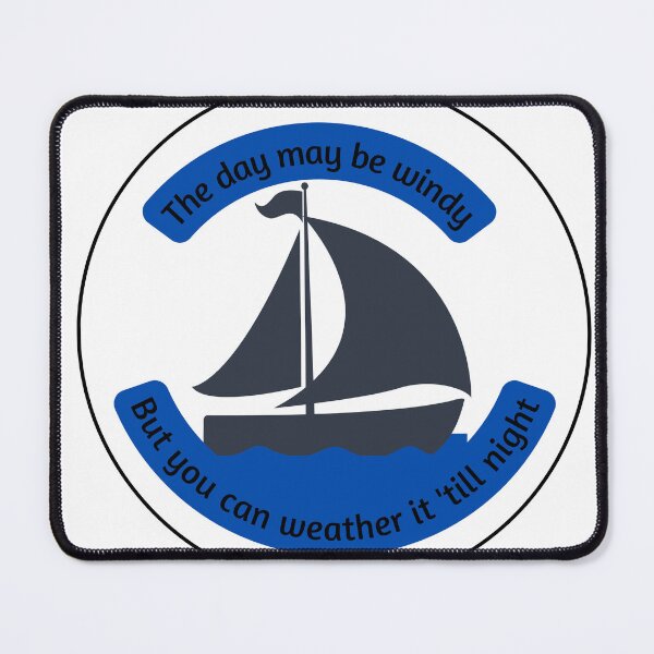 Item preview, Sailboat Inspirational Quote designed and sold by eggsforeggs.